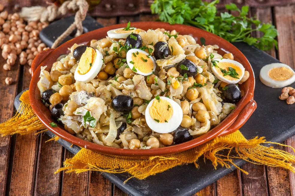 Bacalhau com Grão